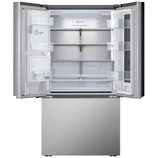 LG 36'' 26 pi cu Réfrigérateur portes francaises - Instaview - profondeur comptoir - inox - LRYKC2606S - boîte ouverte