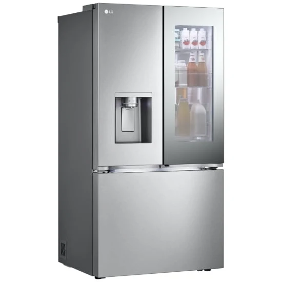 LG 36'' 26 pi cu Réfrigérateur portes francaises - Instaview - profondeur comptoir - inox - LRYKC2606S - boîte ouverte