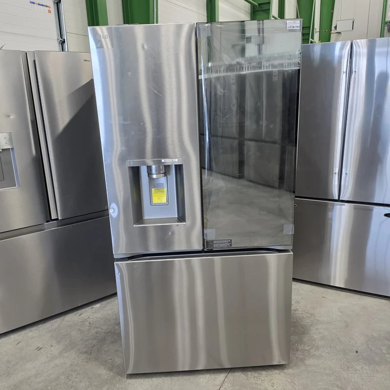 LG 36'' 26 pi cu Réfrigérateur portes francaises - Instaview - profondeur comptoir - inox - LRYKC2606S - boîte ouverte