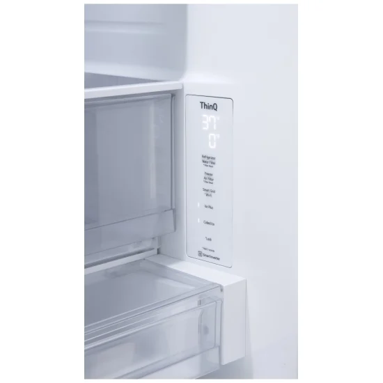 LG 36'' 31.7 pi. cu. - LRFLS3206S -Réfrigérateur à portes françaises - Inox - Boîte ouverte