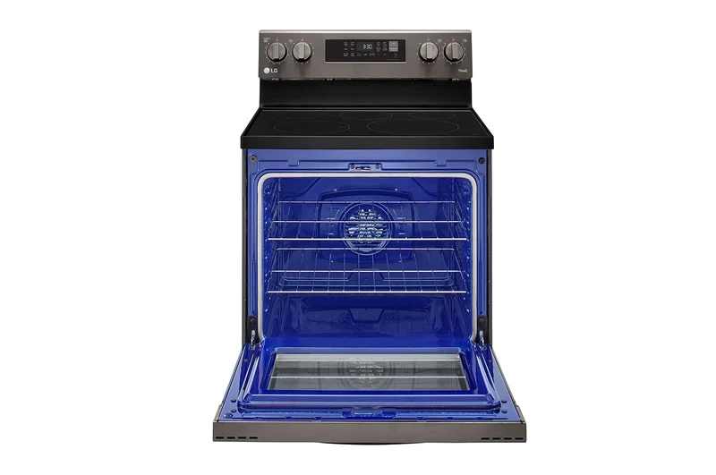 LG 30'' 6.3 pi.cu. cuisinière - 5 brûleurs - 1 Four - inox noir - LREL6323D - boîte ouverte