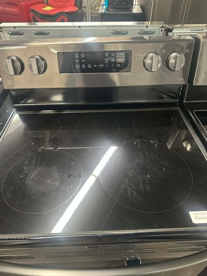LG 30'' 6.3 pi.cu. cuisinière - 5 brûleurs - 1 Four - inox noir - LREL6323D - boîte ouverte