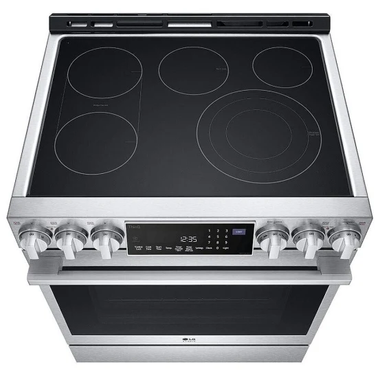 LG 30 ''6.3 cu. ft. LSES6338F -Cuisinière électrique - Inox - Boîte Ouverte