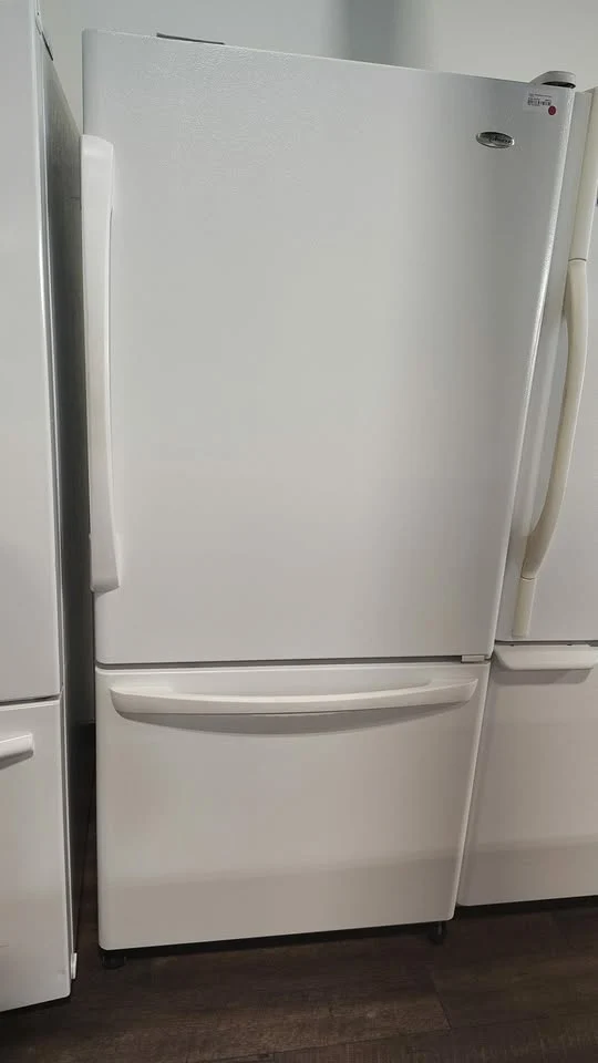 Amana Réfrigérateur 30" congélateur inférieur-Blanc- reconditionné