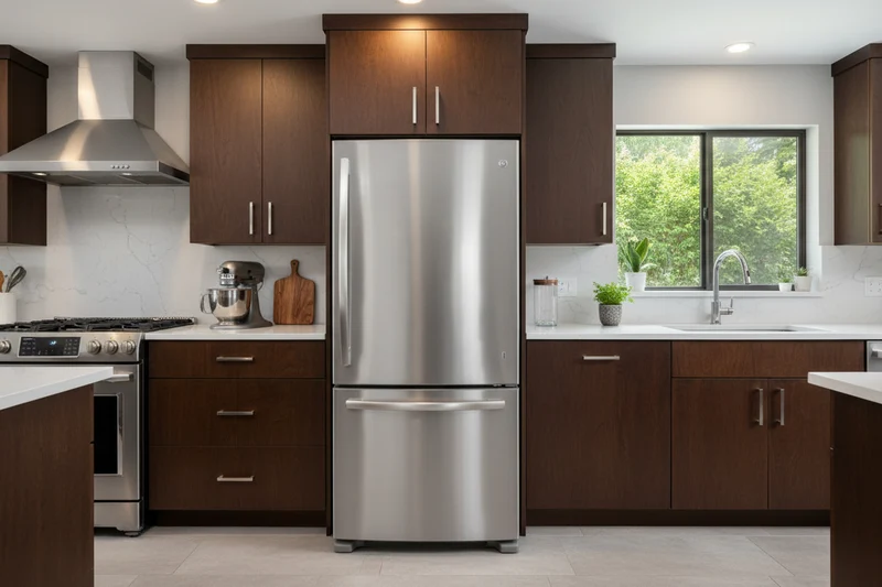 GE 30'' Réfrigérateur congélateur inférieur - inox - reconditionné