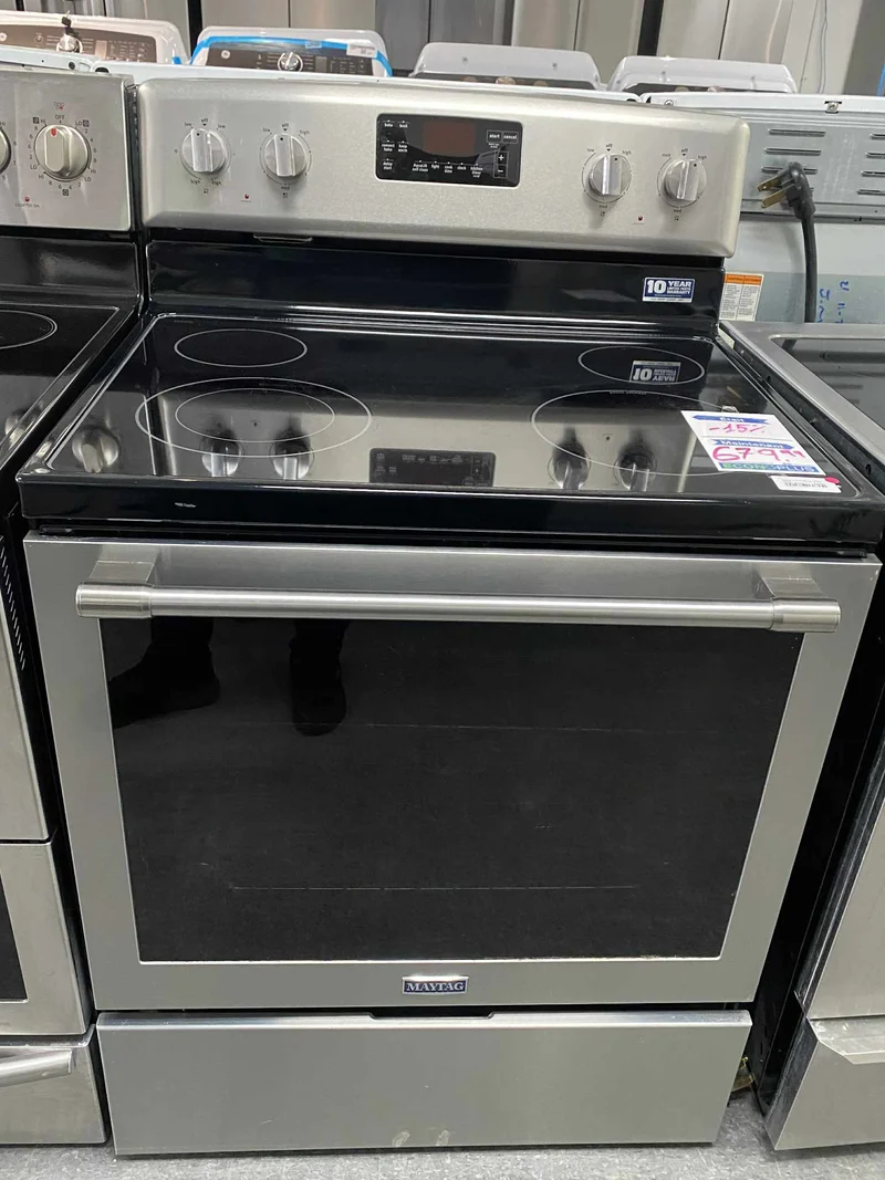 Maytag 30’’ Cuisininière vitrocéramique – Inox - reconditionné