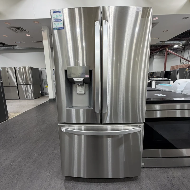 LG 36'' 28 pi cu. Réfrigérateur - Technologie ThinQMD - LRFS28XBS - Inox - Boîte Ouverte