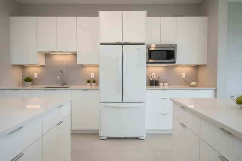 Whirlpool 30'' Réfrigérateur - 3 portes - blanc - Congélateur Inférieur - Reconditionné