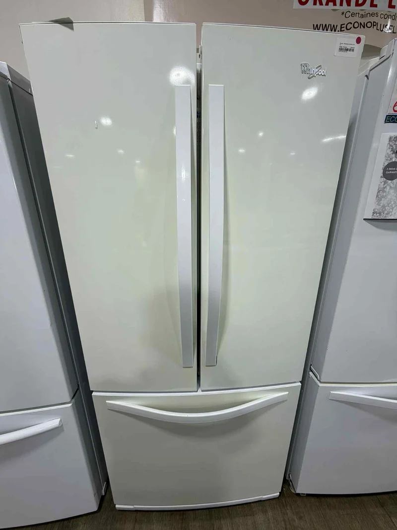 Whirlpool 30'' Réfrigérateur - 3 portes - blanc - Congélateur Inférieur - Reconditionné
