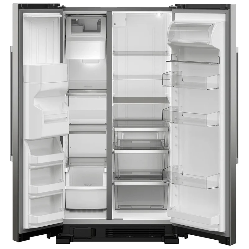 Réfrigérateur Maytag côte à côte 36p, 25 pi cu Inox - MRSF4036PZ - Boîte ouverte