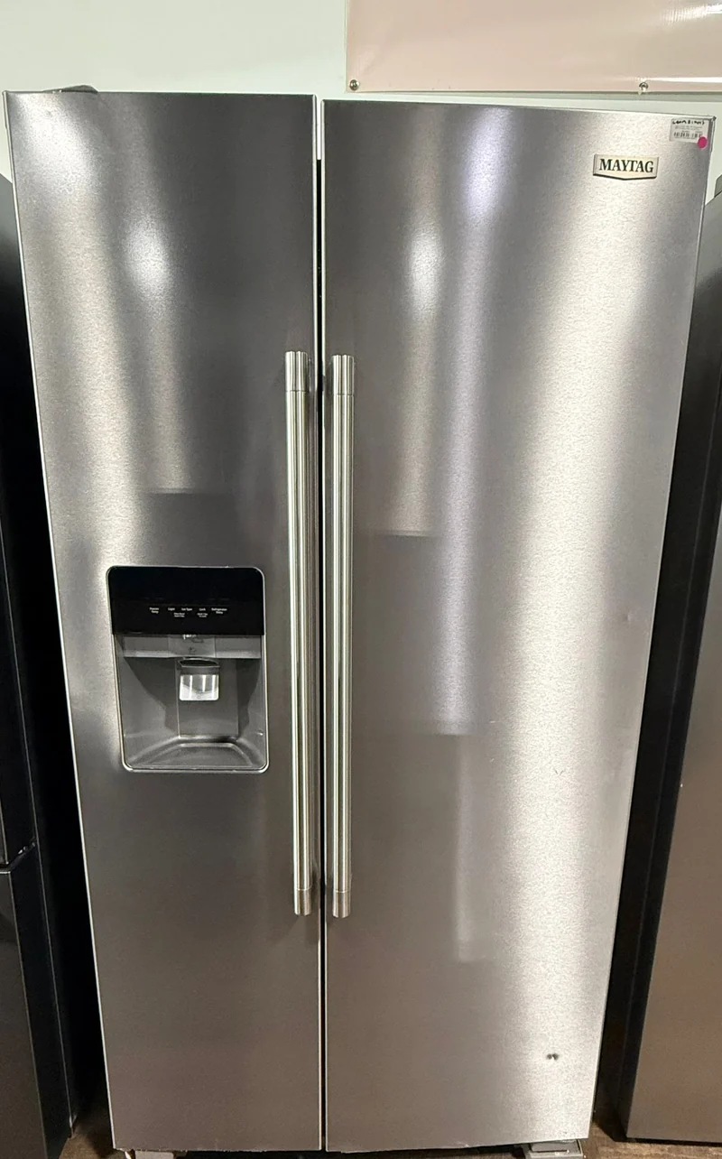 Réfrigérateur Maytag côte à côte 36p, 25 pi cu Inox - MRSF4036PZ - Boîte ouverte