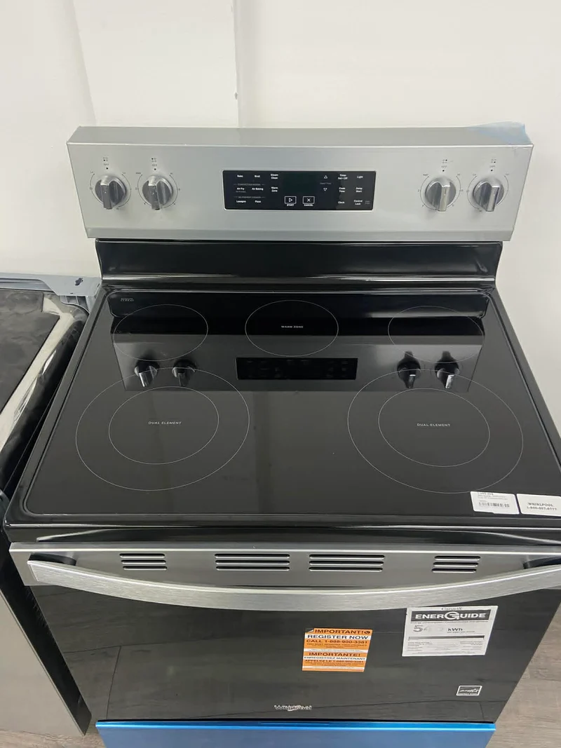 Whirlpool 30'' 5.3 pi cu Cuisinière électrique - Inox - YWFES4530SZ - Boîte ouverte