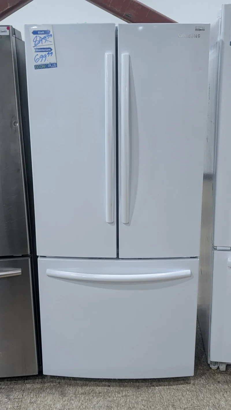 Samsung 30'' Réfrigérateur - 3 portes - blanc - Congélateur Inférieur - Reconditionné