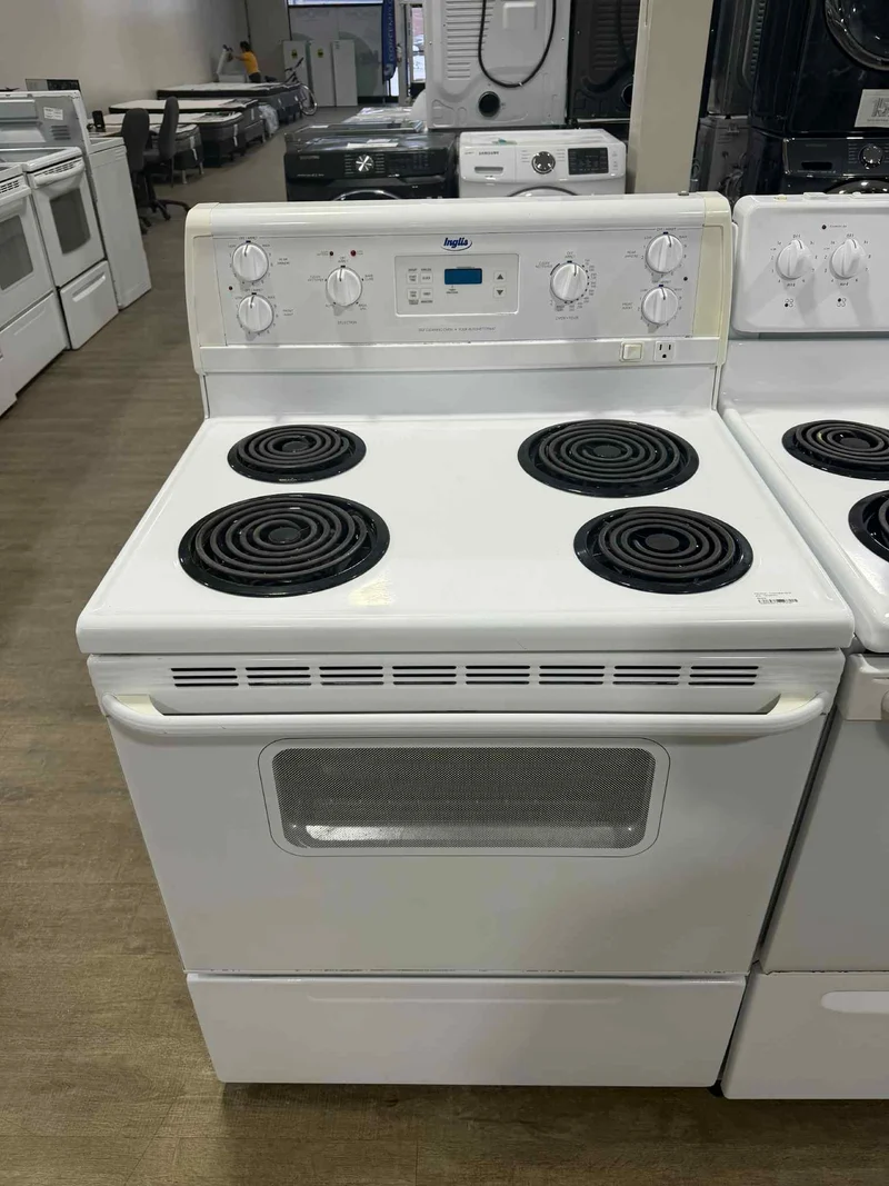 Inglis 30'' Cuisinière serpentin- blanc- reconditionné