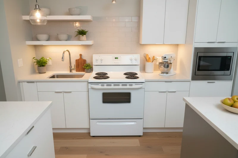 Frigidaire 30'' Cuisinière vitrocéramique- blanc- reconditionné
