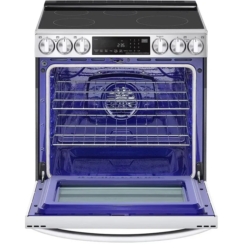LG 30'' 6.0 pi cu Cuisinière à induction encastrable - friture à air - inox - LSIL6336F - boîte ouverte