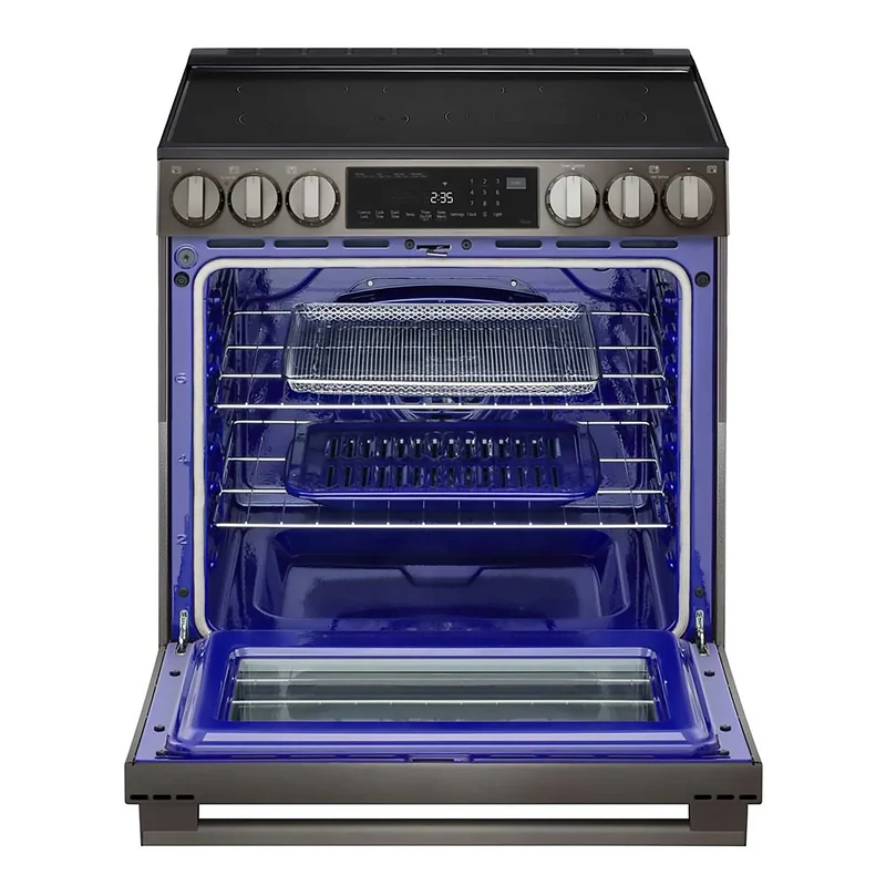 LG Cuisinière électrique encastrable 30P - Inox Noir - LSEL6333ZE - Boîte ouverte
