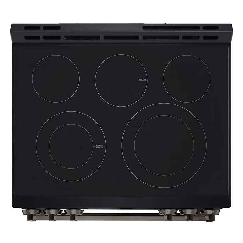 LG Cuisinière électrique encastrable 30P - Inox Noir - LSEL6333ZE - Boîte ouverte