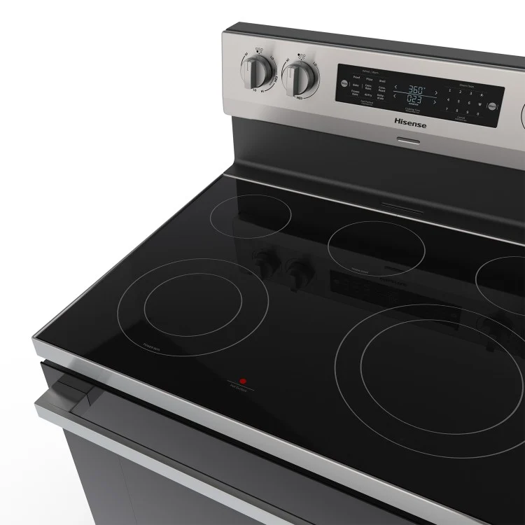 Hisense 30'' 5.8 pi Cuisinière électrique convection - inox - HBE3502CAS - Boîte ouverte