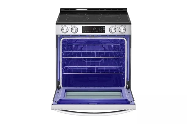 LG 30” 6.3 pi cu Cuisinière vitrocéramique – wifi - Inox – LSEL6331F – Neuf