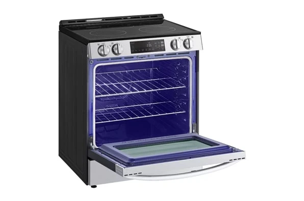LG 30” 6.3 pi cu Cuisinière vitrocéramique – wifi - Inox – LSEL6331F – Neuf
