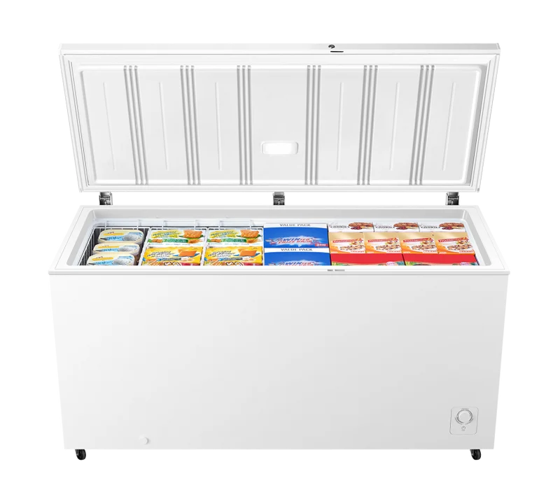 Hisense 37.9'' 17.7 pi cu Congélateur Convertible - Coffre - blanc - FC18D6CWD - boîte ouverte