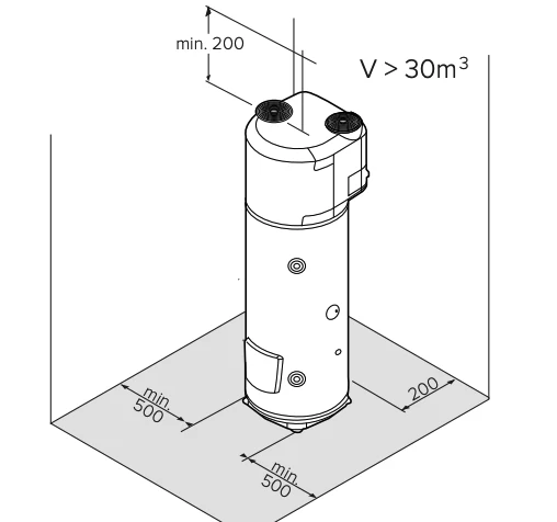 Chauffe-eau thermodynamique au sol Ariston Nuos Fit S2 Wi-Fi 200 L FS