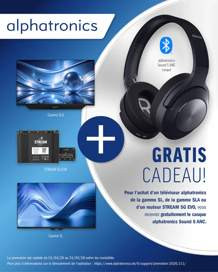 Routeur Wi-Fi Haut Débit Compact – Alphatronics STREAM2