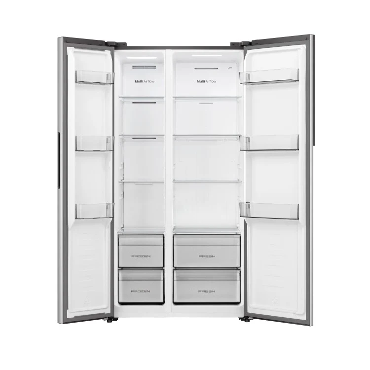 Hisense 36'' 19.2 pi cu Réfrigérateur côte à côte inox - RS19A2CSD - boîte ouverte