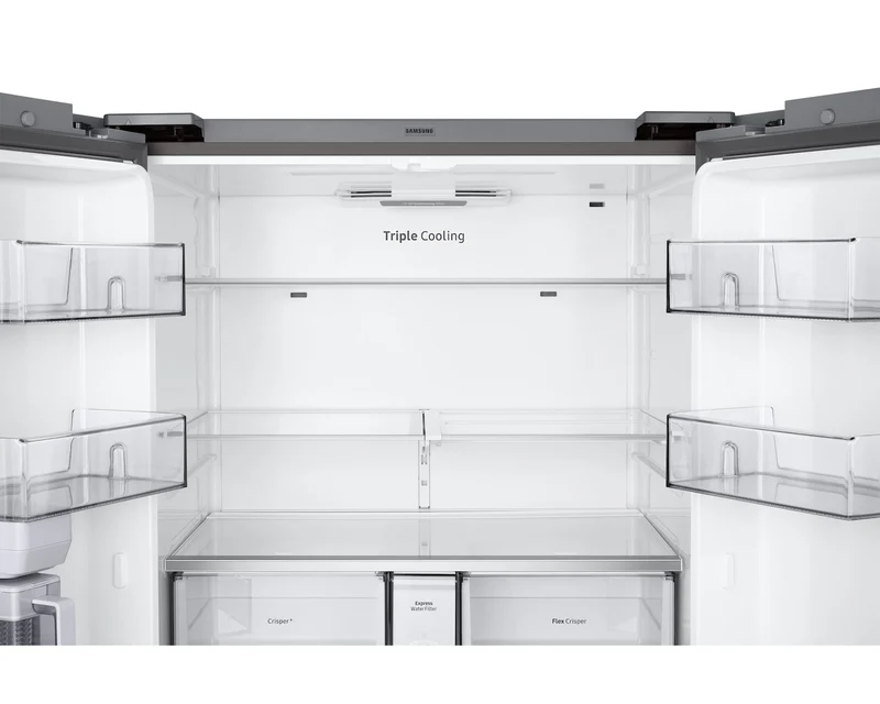 Samsung 36'' 29.2 pi cu Réfrigérateur - Centre de boisson - Inox - RF29A9071SR/AC - boîte ouverte