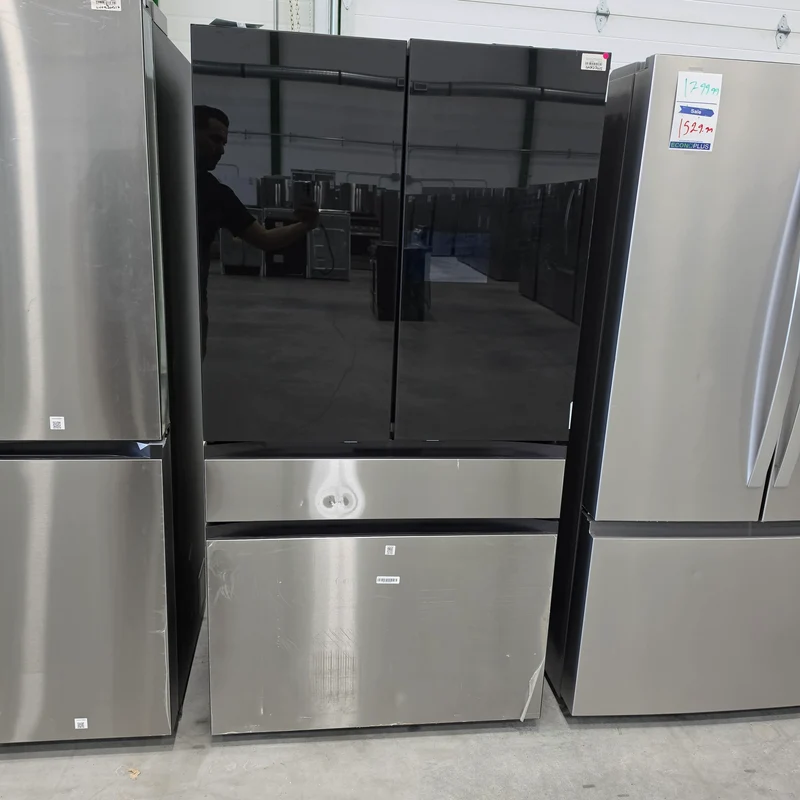 Samsung 36'' 23 pi cu Réfrigérateur BESPOKE Profondeur comptoir - Centre de boisson - RF90F23BECRAA - boîte ouverte