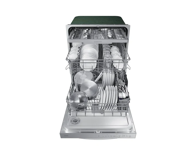 Samsung 24'' 5.1 dBA Lave- Vaiselle - Porte ouverture automatique - Express 60 min - inox - DW80CG4051SRAA - Boîte Ouverte