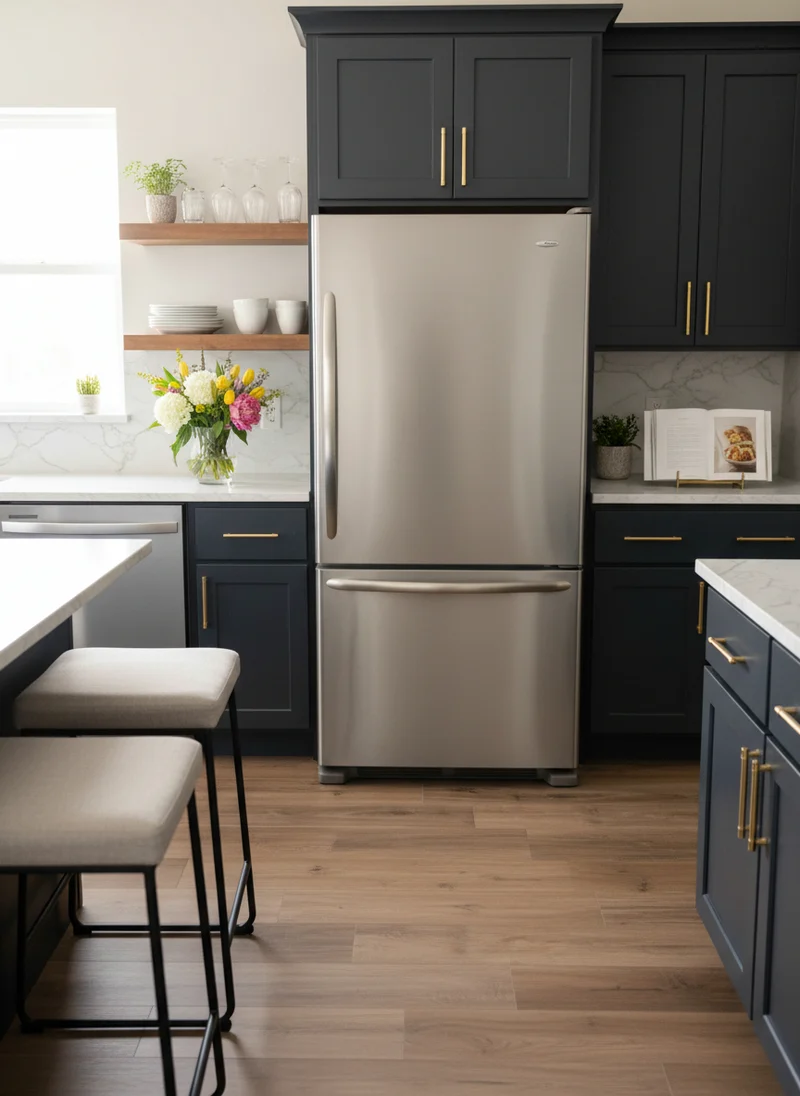 Amana 30'' – Réfrigérateur congélateur inférieur – Inox – Reconditionné
