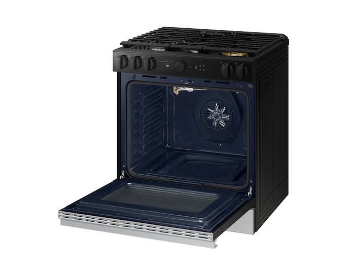 Samsung 30'' 6.0 pi cu Cuisinière Encastrable au gaz - sous vide - inox - NSG6DG8500SRAA - boîte ouverte