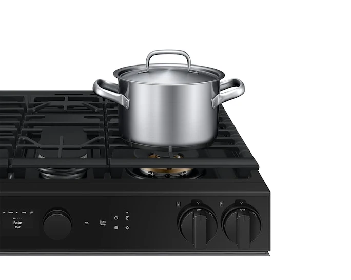 Samsung 30'' 6.0 pi cu Cuisinière Encastrable au gaz - sous vide - inox - NSG6DG8500SRAA - boîte ouverte
