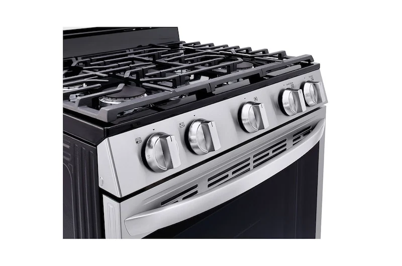 LG 30'' 5.8 pi cu Cuisinière au gas - Wifi - autonettoyant - inox - LRGL5825F - boîte ouverte