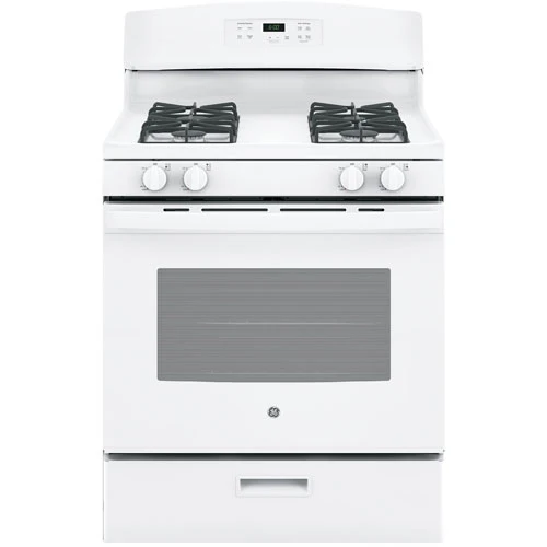 GE 30'' 5.0 pi cu Cuisinière au gas - blanc - JCGBS60DEKWW - boîte ouverte