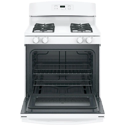 GE 30'' 5.0 pi cu Cuisinière au gas - blanc - JCGBS60DEKWW - boîte ouverte
