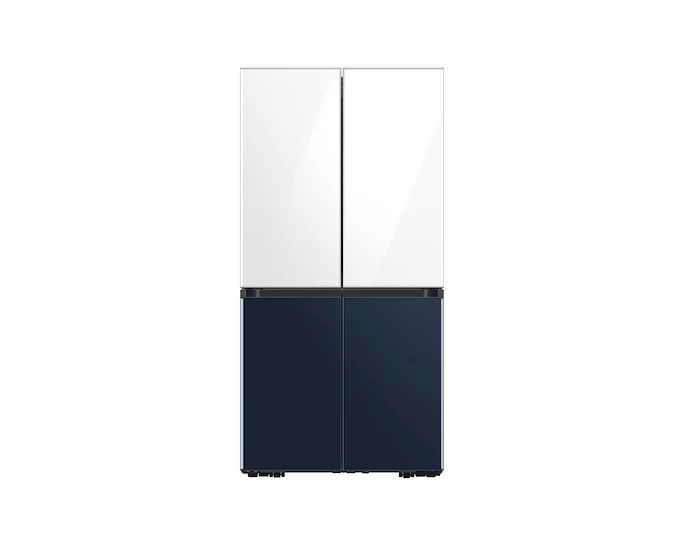 Samsung 36''Réfrigérateur - Bespoke - Personnalisable - Blanc et noir - RF23A9675AP - boîte ouverte
