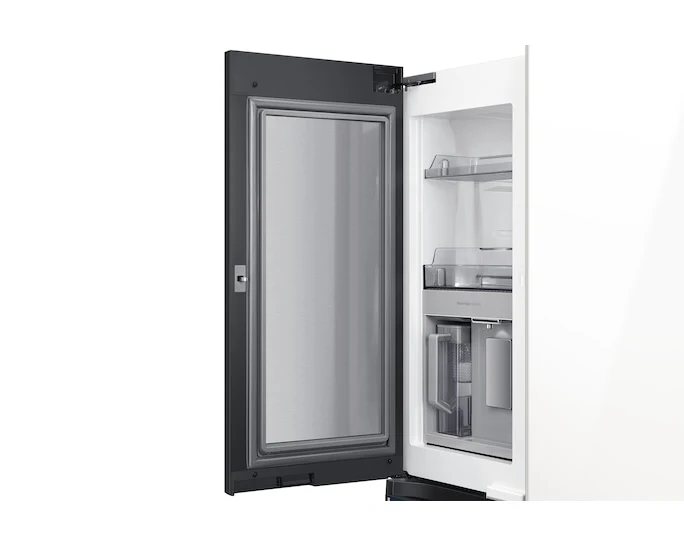 Samsung 36''Réfrigérateur - Bespoke - Personnalisable - Blanc et noir - RF23A9675AP - boîte ouverte