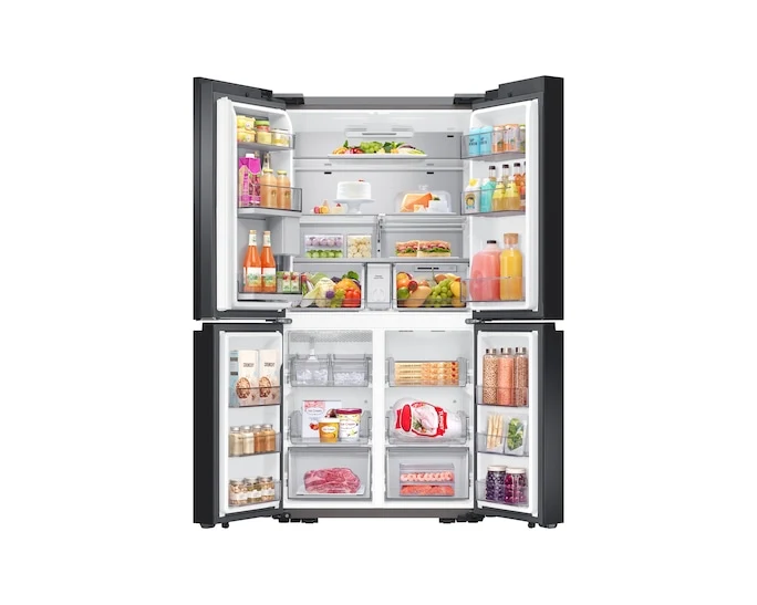 Samsung 36''Réfrigérateur - Bespoke - Personnalisable - Blanc et noir - RF23A9675AP - boîte ouverte