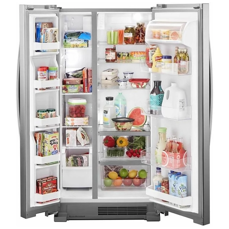 Whirlpool 33 po 21.7 pi cu Réfrigérateur côte-à-côte - inox- WRS312SNHM- boite Ouverte