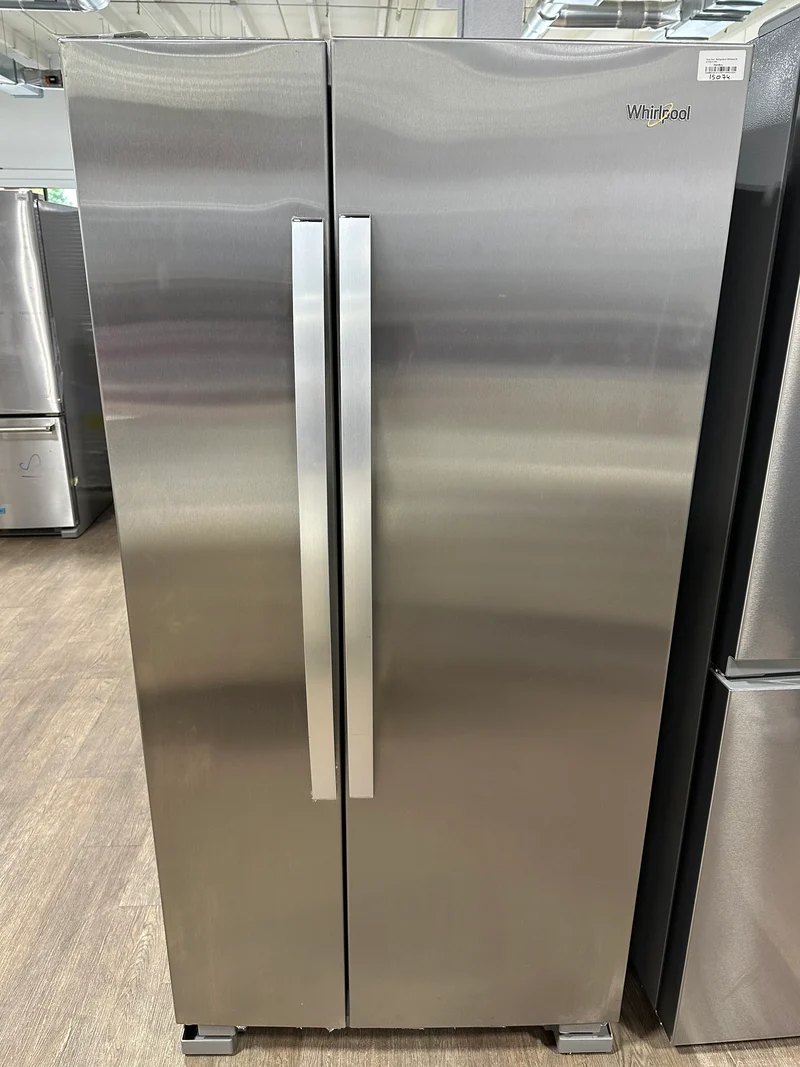 Whirlpool 33 po 21.7 pi cu Réfrigérateur côte-à-côte - inox- WRS312SNHM- boite Ouverte