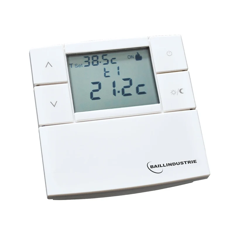 Thermostat digital filaire 3V blanc