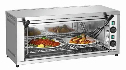 Salamandre électrique inox professionnelle – mono/triphasé
