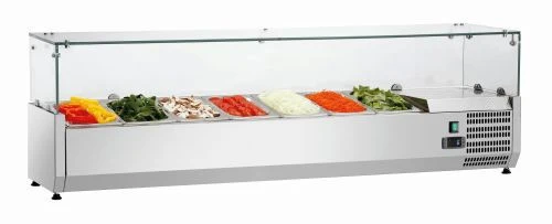Saladette présentoir réfrigéré à poser