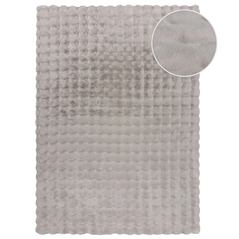 Tapis imitation fourrure COMFY gris 180x290cm