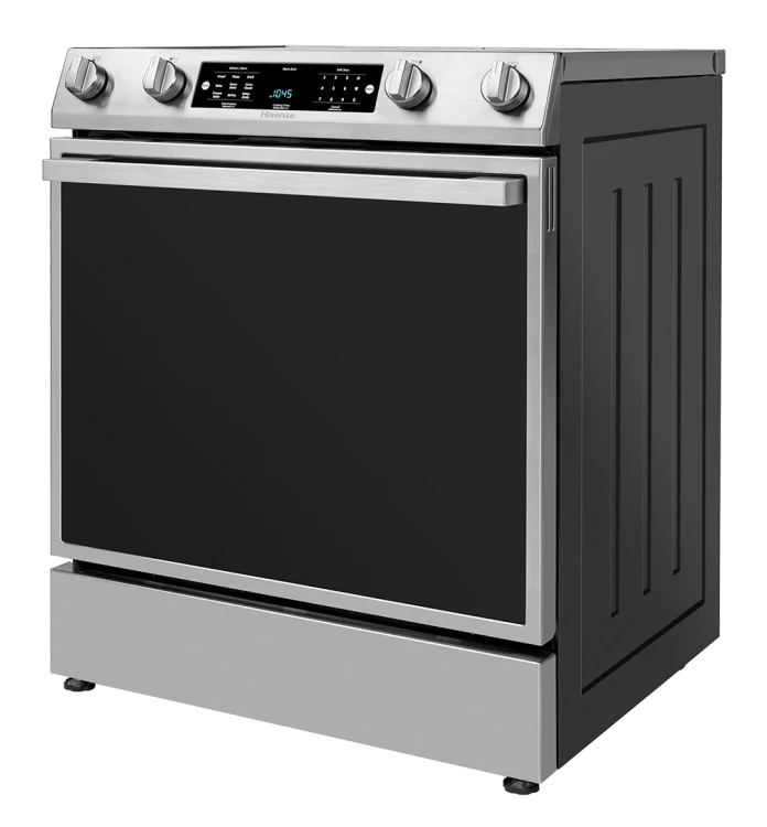 Hisense 30'' 5,8 pi.cu. Cuisinière encastrable - Friture à Air Chaud - Convection véritable - inox - HFE3501CPS - boîte ouverte