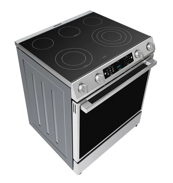 Hisense 30'' 5,8 pi.cu. Cuisinière encastrable - Friture à Air Chaud - Convection véritable - inox - HFE3501CPS - boîte ouverte