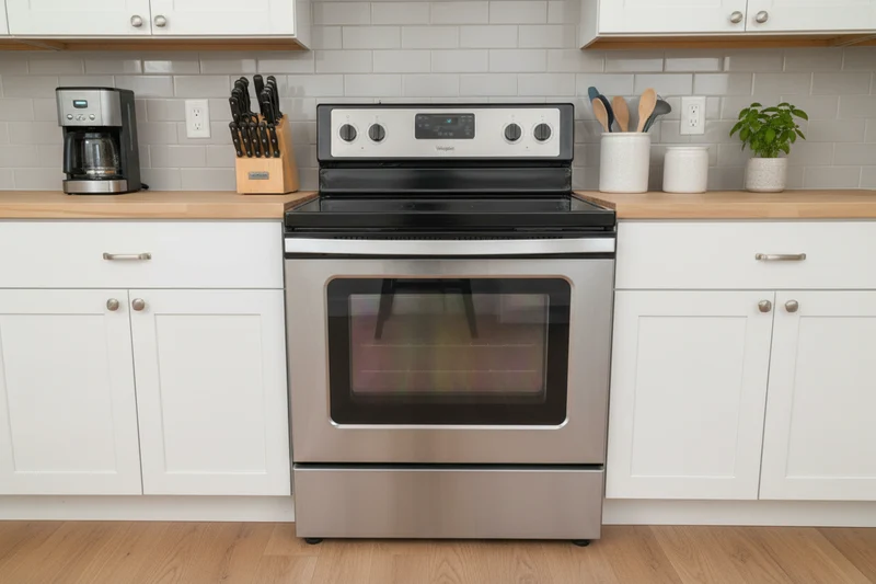 Whirlpool 30'' Cuisinière Vitrocéramique - Inox - Reconditionnée